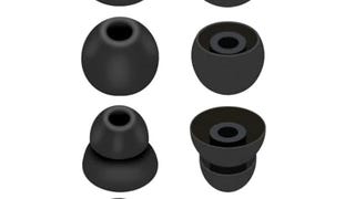 JNSA 8pcs Black Replacement Silicone Ear Tips Ear Buds...