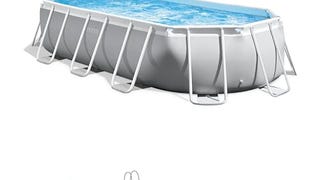 Intex 26795EH Prism Frame Premium Oval Above Ground Swimming...