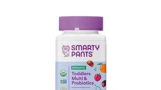 SmartyPants Organic Toddler Multivitamin Gummies: Probiotics,...