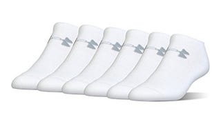 Under Armour Unisex-Adult Cotton No Show Socks, Multipairs,...