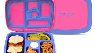 Bentgo Kids Bento-Style 5-Compartment Leak-Proof Lunch...