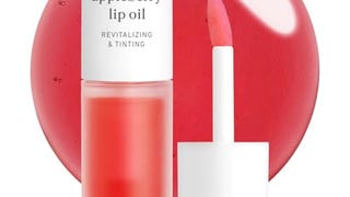 NOONI Korean Vegan Appleseed Lip Oil - Appleberry | Long-...