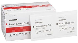 McKesson Alcohol Prep Pads [Pack of 100] 70% Isopropyl,...