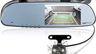 Vantrue N3 Dash Cam Backup Camera and 5’’ IPS Touch Screen...