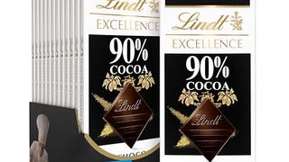 Lindt EXCELLENCE 90% Cocoa Dark Chocolate Bar, Dark Chocolate...