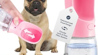 MalsiPree Dog Water Bottle Portable - Lightweight Portable...