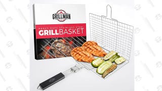 Grillman Heavy-Duty Stainless Steel Grill Basket