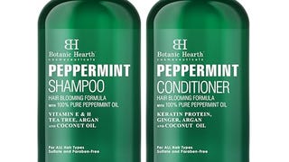 BOTANIC HEARTH Peppermint Oil Shampoo and Conditioner Set...
