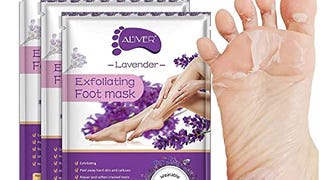 ALIVER Foot Peel Mask 3 Pack, Exfoliator Peel Off Calluses...