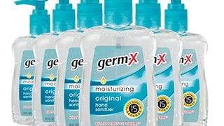 Germ-X Hand Sanitizer, Original, Pump Bottle, 8 Fl Oz (Pack...