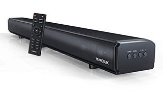 KMOUK KM-HSB003 2.1CH Soundbar with Built-in Dual 4" Subwoofers,...