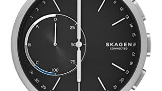 Skagen Connected Men's Hagen Titanium and Leather Hybrid...