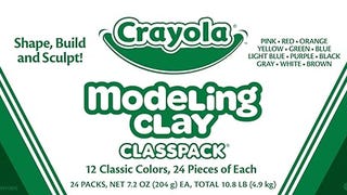 Crayola Modeling Clay Classpack (24 Packs), Bulk Modeling...