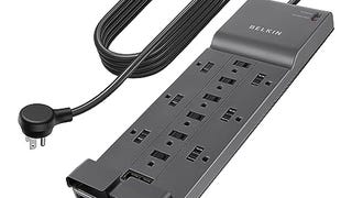 Belkin Power Strip Surge Protector with 12 AC Multiple...