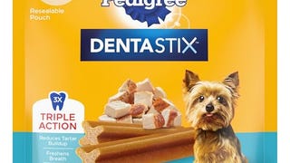 Pedigree Dentastix Small and Toy Breed Dog Treats, Original...