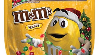 M&M'S Christmas Peanut Chocolate Candy Party Size 42-Ounce...