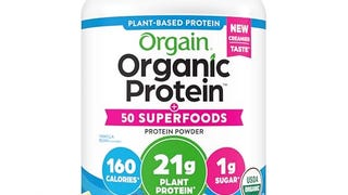 Orgain Organic Vegan Protein + 50 Superfoods Powder, Vanilla...