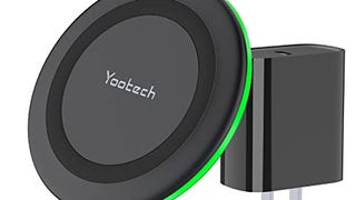 yootech Wireless Charger, 10W Max Wireless Charging Pad...