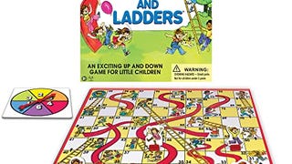 Classic Chutes And Ladders with 1970's Artwork by Winning...