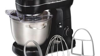 Hamilton Beach Electric Stand Mixer, 4 Quarts, Dough Hook,...