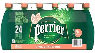 Perrier Pink Grapefruit Flavored Carbonated Mineral Water,...