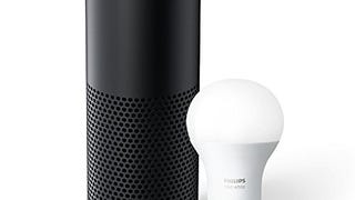 Echo Plus with built-in Hub – Black + Philips Hue Bulb...