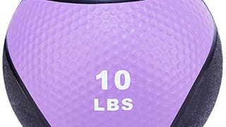 Fitvids Workout Exercise Fitness Weighted Medicine Ball,...