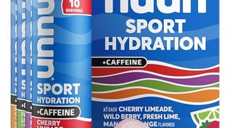 Nuun Sport Electrolyte Tablets with Caffeine from Green...