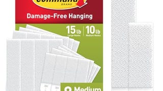 Command Medium and Large Picture Hanging Strips, Damage...