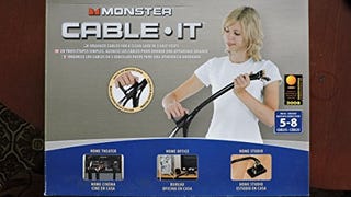 Monster Cable it Cable Management Kit - 16 ft. Large Black...