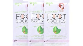 SpaLife Softening Care Foot Sockies - Spearmint & Tea Tree...