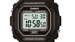 Casio Men's F108WH Illuminator Collection Black Resin Strap...