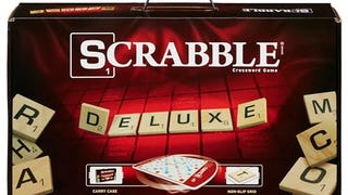 Hasbro Gaming Scrabble Deluxe Edition Letter Tiles Word...