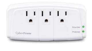 CyberPower CSB300W Essential Surge Protector, 900J/125V,...