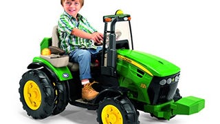 Peg Perego John Deere Dual Force Tractor, Green