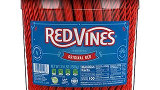 Red Vines Licorice, Original Red Flavor Soft & Chewy Candy...