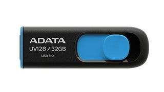 ADATA UV128 32GB USB 3.0 Retractable Capless Flash Drive,...