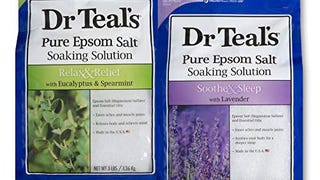 Dr Teal's Epsom Salt Bath Soaking Solution Gift Set (Eucalyptus...