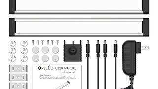 OxyLED Under Cabinet Lighting 3 Light Panels Kit, Dimmable...