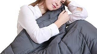 Heated Weighted Blanket (Grey, 50"x60" 10lbs)