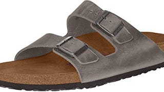 Birkenstock Womens Shoes Men's Arizona SFB Sandals, Iron,...