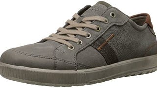 ECCO Men's Ennio Retro Sneaker, Warm Grey/Cognac, 43 EU/...