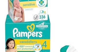 Pampers Swaddlers Disposable Baby Diapers Size 4, One Month...