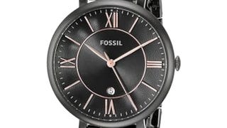 Fossil Women's ES3614 Jacqueline Black Stainless Steel...