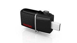 SanDisk Ultra Dual USB Drive 3.0 128GB, Black (SDDD2-128G-...