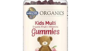 Garden of Life Organics Kids Gummy Vitamins - Fruit - Certified...