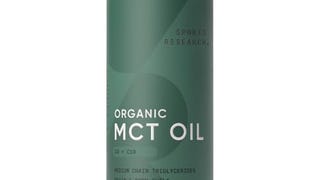 Sports Research Organic MCT Oil - Keto & Vegan MCTs C8,...