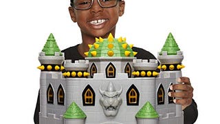 Super Mario Nintendo Deluxe Bowser's Castle Playset with...