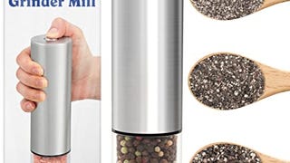 Eparé Electric Salt or Pepper Grinder - Battery Operated...