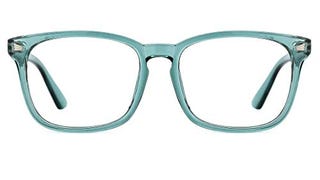 TIJN Blue Light Blocking Glasses for Women Men Clear Frame...